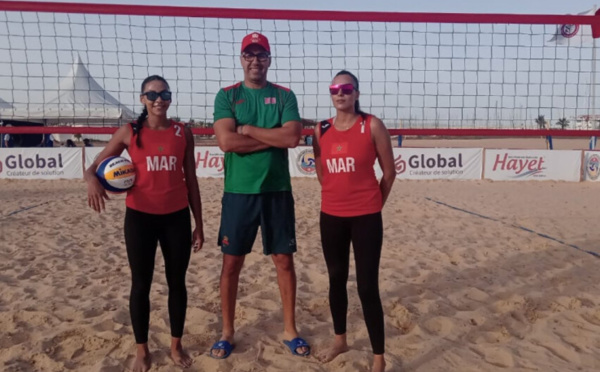 Championnat arabe de beach-volley : la sélection marocaine féminine se hisse en finale