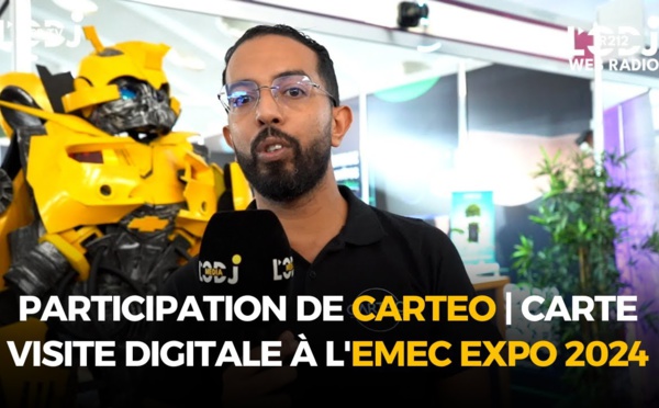 Participation de Carteo | Carte Visite Digitale à L'EMEC EXPO 2024