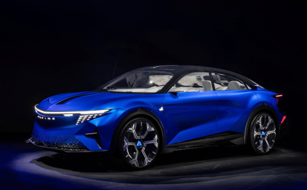 Mondial de l'Auto 2024 : L'Alpine A390_β, un concept électrisant