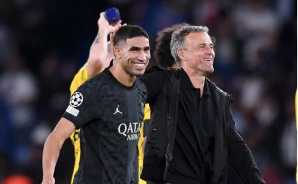 Luis Enrique : Achraf Hakimi, "un modèle pour ses coéquipiers"