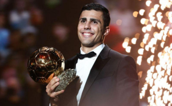 L'Espagnol Rodri remporte le Ballon d'Or 2024