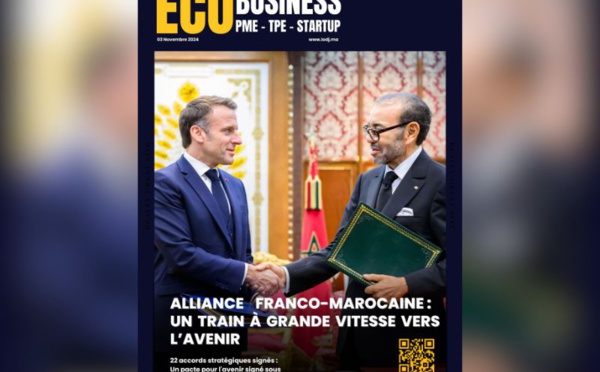 Parution de L'Eco Business Spécial Maroc / France du 03 Novembre 2024