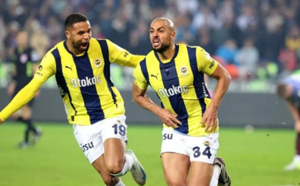 Sofyan Amrabat marque en toute fin de match et offre la victoire à Fenerbahçe face à Trabzonspor