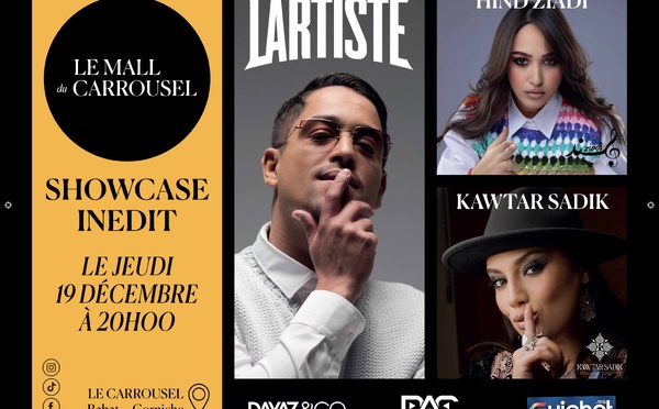 Rabat s’illumine : LARTISTE en concert pour lancer les festivités de Noël !