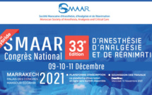 33ème congrès National, d'Anesthésie, d’analgésie et de Réanimation à Marrakech du 9 au 11 Décembre 2021