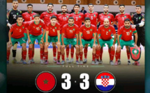 Futsal : le Maroc et la Croatie se neutralisent en amical