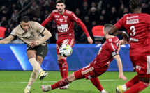 Ligue 1 : le PSG accroché par Brest au Parc des Princes