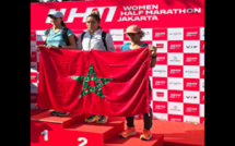 Semi-marathon féminin de Jakarta : le Maroc domine le podium